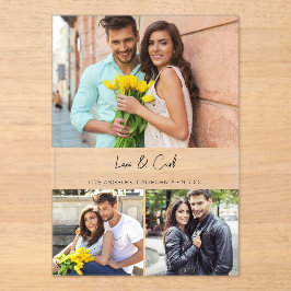 MOD Para Photo Trio H Save the Date Acryl Uitnodigingen