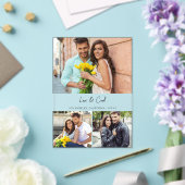MOD Para Photo Trio H Save the Date Acryl Uitnodigingen (Insitu (Huwelijk))