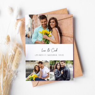 MOD Para Photo Trio H Save the Date - Small Kaart