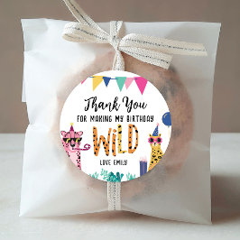 Mod Party Animals Kind verjaardagsfeest Stickers