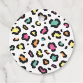 Mod Party Animals Kind verjaardagsfeest voorkeurst Bedankjes Labels (Achterkant)