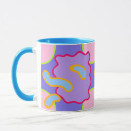 Mod Pastel Bellen En Klonten Mok