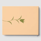 MOD PEACH & OLIJFTULP BRUILOFT GASTENBOEK (Achterkant)