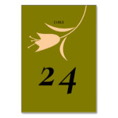 MOD PEACH & OLIJFTULP BRUILOFT KAART (Achterkant)