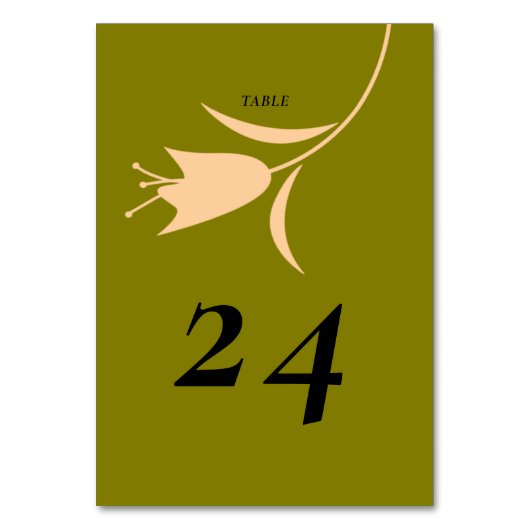 MOD PEACH & OLIJFTULP BRUILOFT KAART (Achterkant)