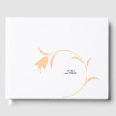 MOD PEACH TULP WEDDING GASTENBOEK (Voorkant)