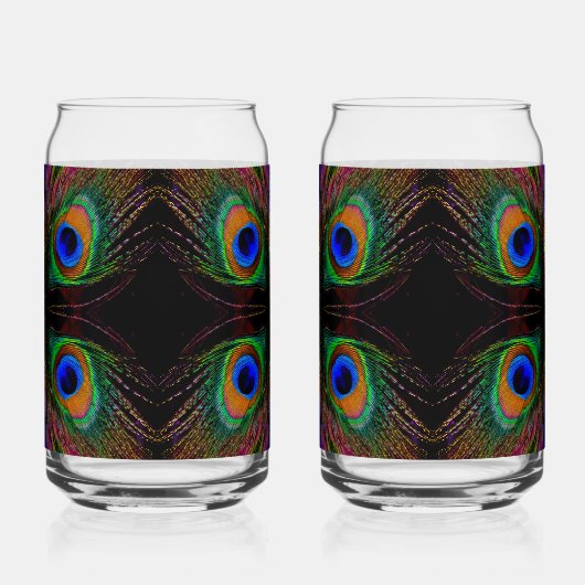 Mod Peacock Blikvorm Glas (Links)