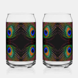 Mod Peacock Blikvorm Glas