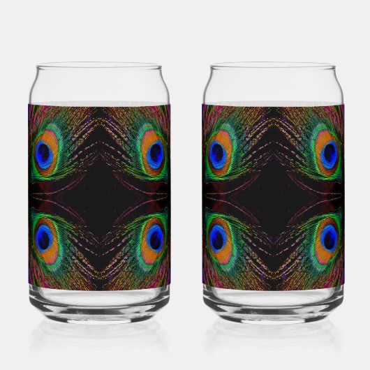 Mod Peacock Blikvorm Glas (Rechts)