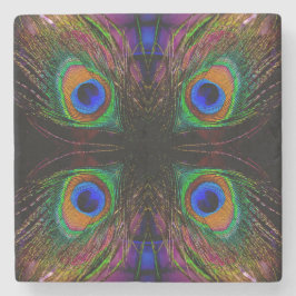 Mod Peacock Stenen Onderzetter