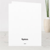 Mod Peppermint Stripe Merry Alles Kaart (Achterkant)