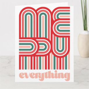 Mod Peppermint Stripe Merry Alles Kaart