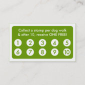 mod pet paw - trouwerekkaart klantenkaartje (Achterkant)