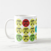 Mod Pi - Colorful Pi Gift Koffiemok (Links)