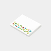 Mod Pi Colorful Pi Symbols Post-it Notes (Schuin)