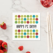 Mod Pi - Happy Pi Day Party Paper Napkins Servet (Insitu)