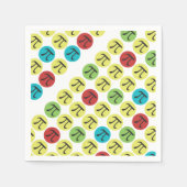 Mod PI - Happy Pi Day Party Supply Paper Napkins Servet (Voorkant)