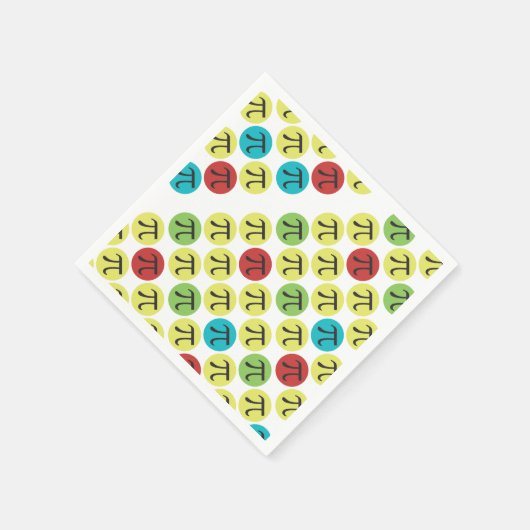 Mod PI - Happy Pi Day Party Supply Paper Napkins Servet (Hoek)
