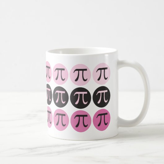 Mod Pi - Roze Pi cadeaumok Koffiemok (Rechts)