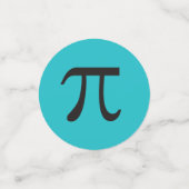 Mod Pi Symbolen Kleurrijke Wiskunde Thema Confetti (Kleine voorkant)