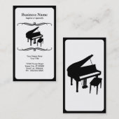 mod piano visitekaartje (Voorkant / Achterkant)