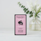 mod piano visitekaartje (Staand voorkant)