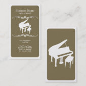 mod. piano visitekaartje (Voorkant / Achterkant)