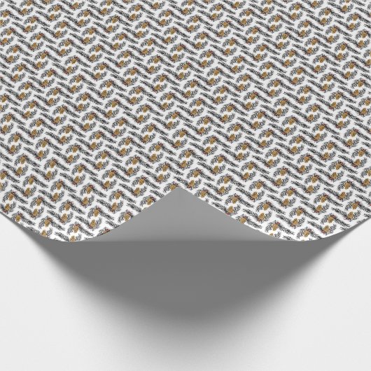 Mod Pine Branch Clusters Tiny Cadeaupapier (Hoek)