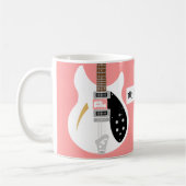 Mod Pop Art Guitar Koffiemok (Links)
