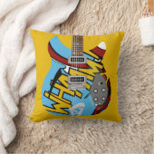 Mod Pop Art Whaam Guitar Kussen (Deken)
