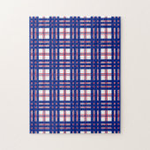 Mod Pset Pattern Red White Blue Legpuzzel (Verticaal)