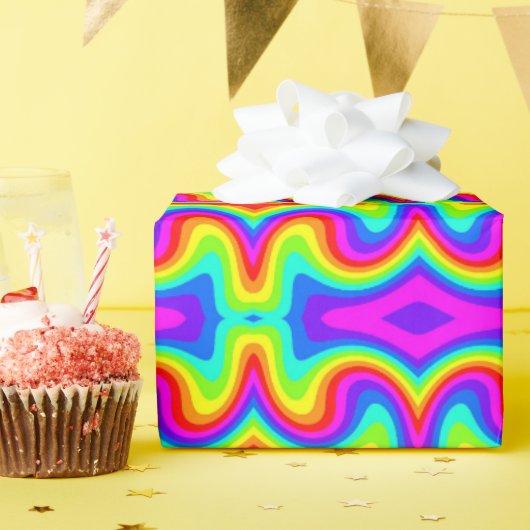 Mod Rainbow 2 Cadeaupapier (Verjaardagsfeest)