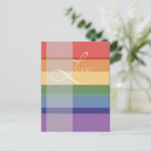 Mod Rainbow Love Briefkaart (Staand voorkant)