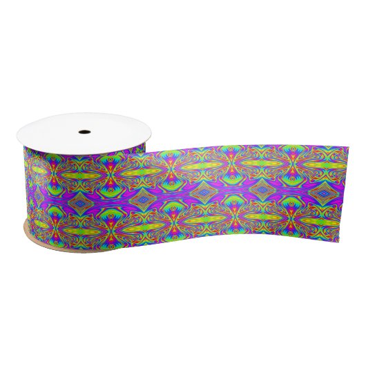 Mod Regenboog 4 Satijnen Lint (Spoel)