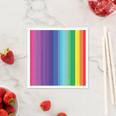 Mod regenboogkleurige 1e verjaardag servet (Insitu)