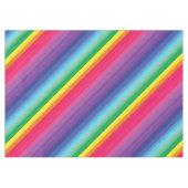 Mod regenboogkleurige 1e verjaardag tafelkleed (Voorkant (Horizontaal))