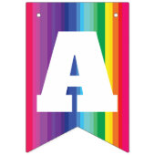 Mod regenboogkleurige 1e verjaardag vlaggetjes (Derde vlag)