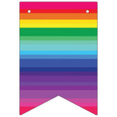 Mod regenboogkleurige 1e verjaardag vlaggetjes (Eerste vlag)