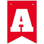 Mod regenboogkleurige 1e verjaardag vlaggetjes (Derde vlag)