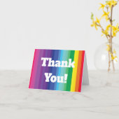 Mod regenboogkleurige Kinderen 1e verjaardag Kaart (Gele Bloem)