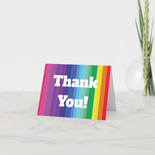 Mod regenboogkleurige Kinderen 1e verjaardag Kaart (Voorkant)