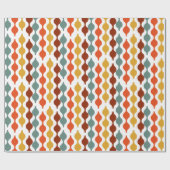 Mod Retro 1960's  Fun Boho Bohemian Cadeaupapier (Vlak)