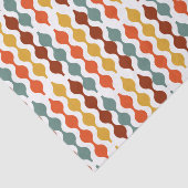 Mod Retro 1960's Fun Boho Bohemian Wrappin Tissuepapier (Detail)