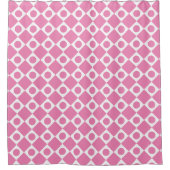 Mod Retro 60's Custom Color Shower Curtain Douchegordijn (Voorkant)