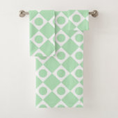 Mod Retro 60's Mint Bad Handdoek (Insitu)