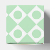 Mod Retro 60's Mint Bedankdoosjes (Bovenkant)