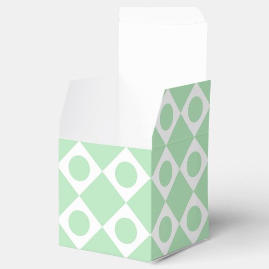 Mod Retro 60's Mint Bedankdoosjes (Geopend)