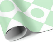 Mod Retro 60's Mint Cadeaupapier (Rol Hoek)