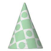 Mod Retro 60's Mint Feesthoedjes (Rechts)