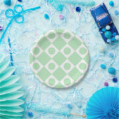 Mod Retro 60's Mint Papieren Bordje (Feest)